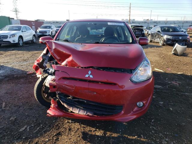 ML32A4HJ1FH009930 - 2015 MITSUBISHI MIRAGE ES RED photo 5