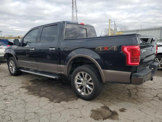 1FTEW1EF4FKE73551 - 2015 FORD F150 SUPERCREW BLACK photo 2