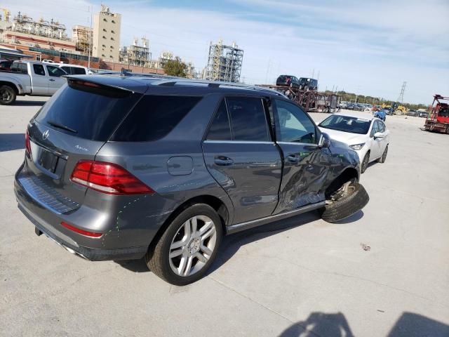 4JGDA5HB9HA826929 - 2017 MERCEDES-BENZ GLE 350 4MATIC GRAY photo 3