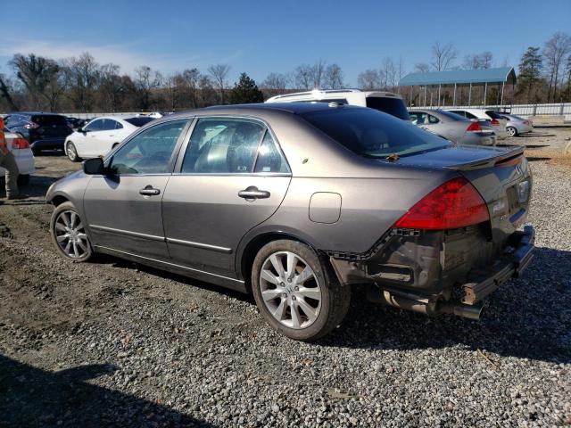 1HGCM66557A027093 - 2007 HONDA ACCORD EX GRAY photo 2