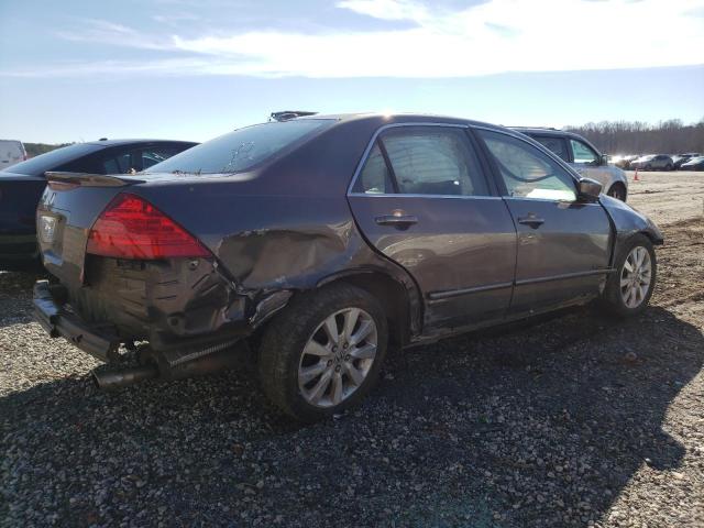 1HGCM66557A027093 - 2007 HONDA ACCORD EX GRAY photo 3