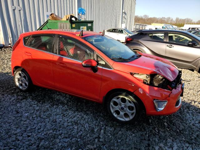 3FADP4FJ2DM217773 - 2013 FORD FIESTA TITANIUM RED photo 4