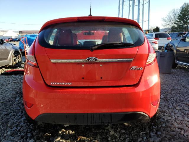 3FADP4FJ2DM217773 - 2013 FORD FIESTA TITANIUM RED photo 6