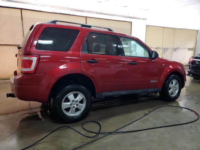 1FMCU03148KD58154 - 2008 FORD ESCAPE XLT BURGUNDY photo 3