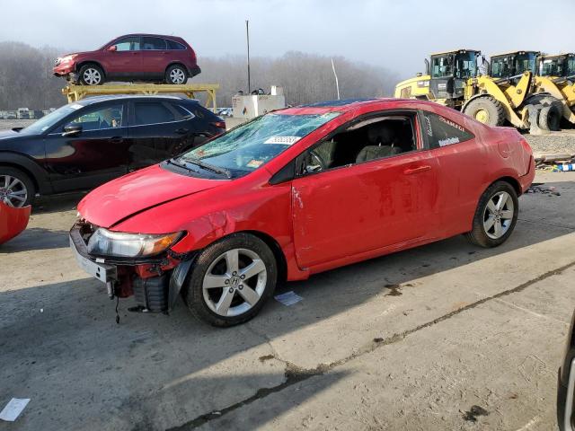 2HGFG12868H530061 - 2008 HONDA CIVIC EX RED photo 1