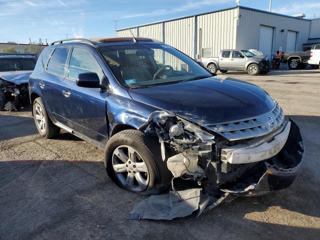 JN8AZ08W46W551822 - 2006 NISSAN MURANO SL BLUE photo 4