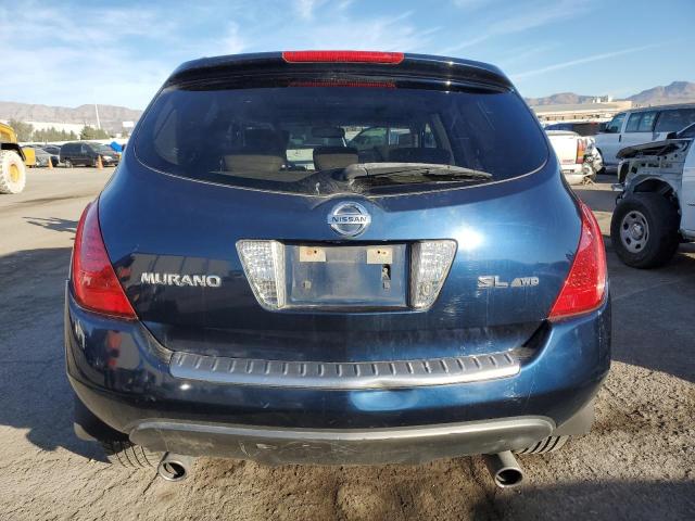 JN8AZ08W46W551822 - 2006 NISSAN MURANO SL BLUE photo 6