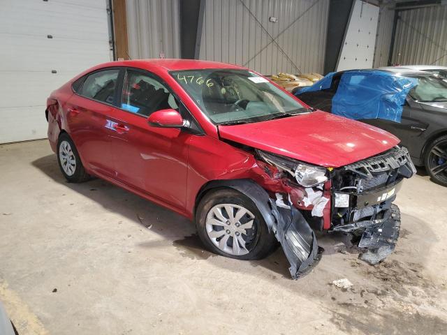 3KPC24A63NE154766 - 2022 HYUNDAI ACCENT SE RED photo 4