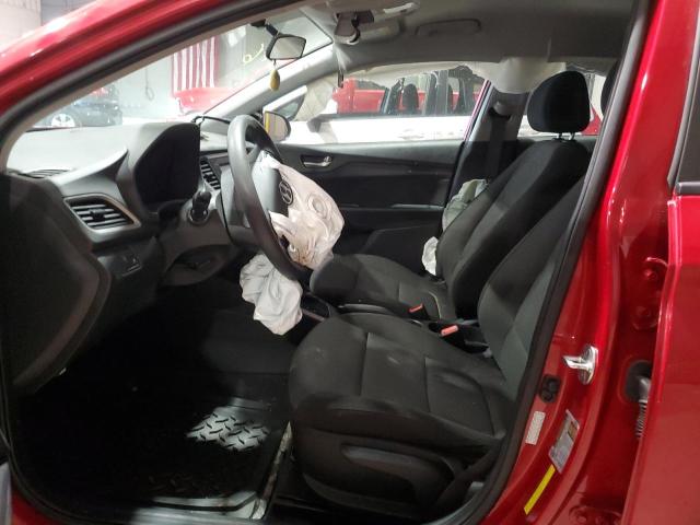 3KPC24A63NE154766 - 2022 HYUNDAI ACCENT SE RED photo 7