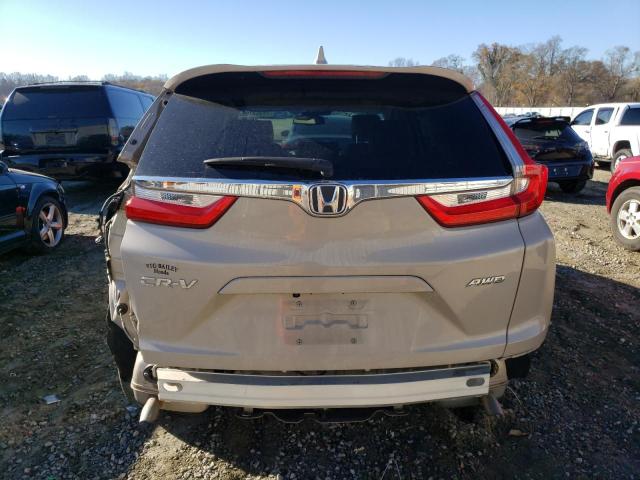 2HKRW2H86KH636648 - 2019 HONDA CR-V EXL BROWN photo 6