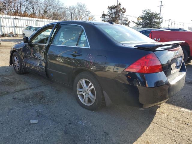 1HGCM56837A175327 - 2007 HONDA ACCORD EX BLACK photo 2