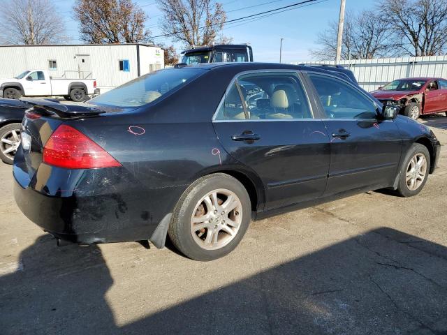 1HGCM56837A175327 - 2007 HONDA ACCORD EX BLACK photo 3