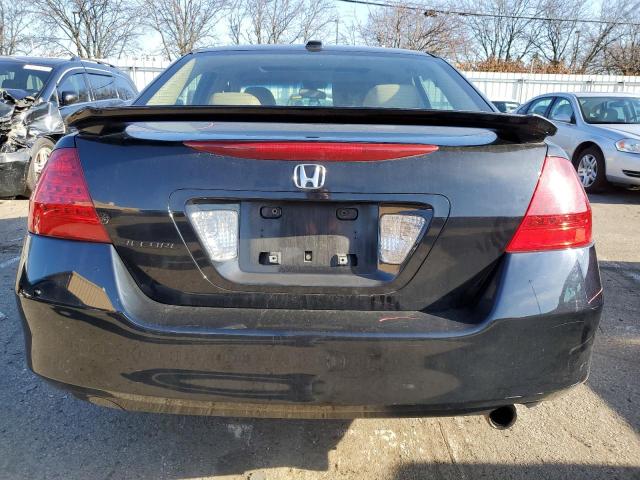 1HGCM56837A175327 - 2007 HONDA ACCORD EX BLACK photo 6