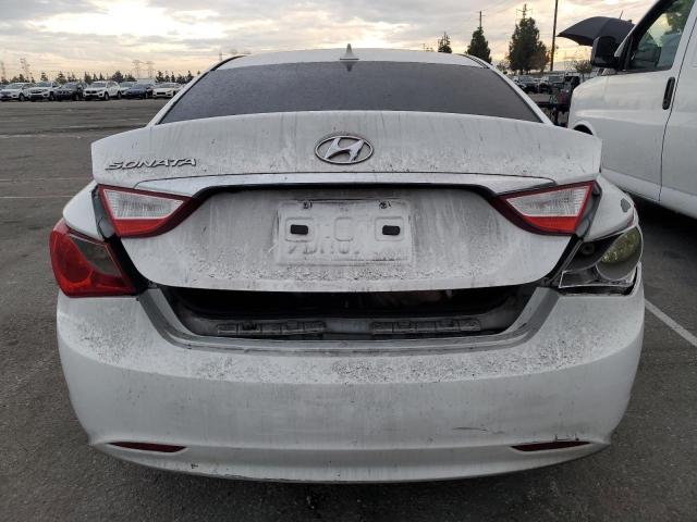 5NPEB4AC2DH802543 - 2013 HYUNDAI SONATA GLS WHITE photo 6