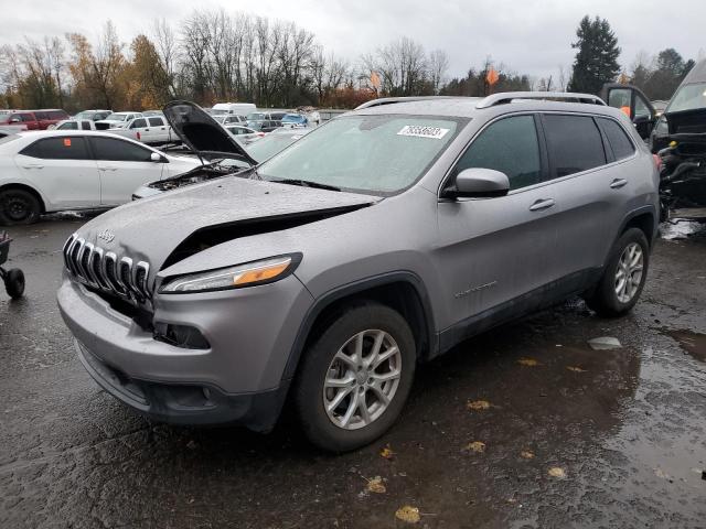 1C4PJMCB2JD535597 - 2018 JEEP CHEROKEE LATITUDE SILVER photo 1