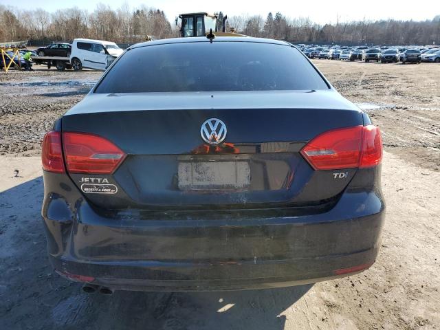 3VWLL7AJ7DM391958 - 2013 VOLKSWAGEN JETTA TDI BLACK photo 6