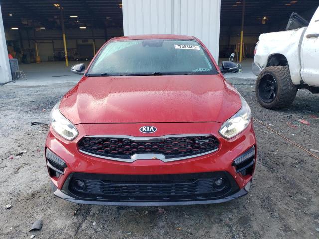 3KPF44AC7LE216888 - 2020 KIA FORTE GT RED photo 5