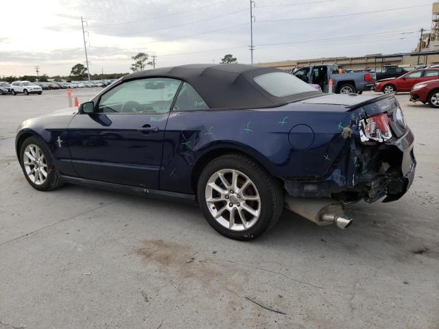 1ZVBP8EM9B5149153 - 2011 FORD MUSTANG BLUE photo 2