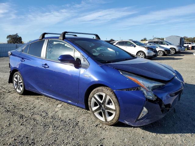 JTDKARFU7J3551580 - 2018 TOYOTA PRIUS BLUE photo 4