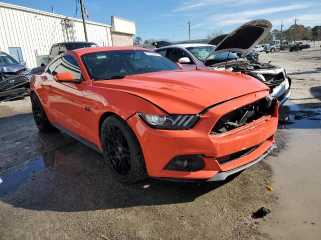 1FA6P8CF0F5386294 - 2015 FORD MUSTANG GT ORANGE photo 4