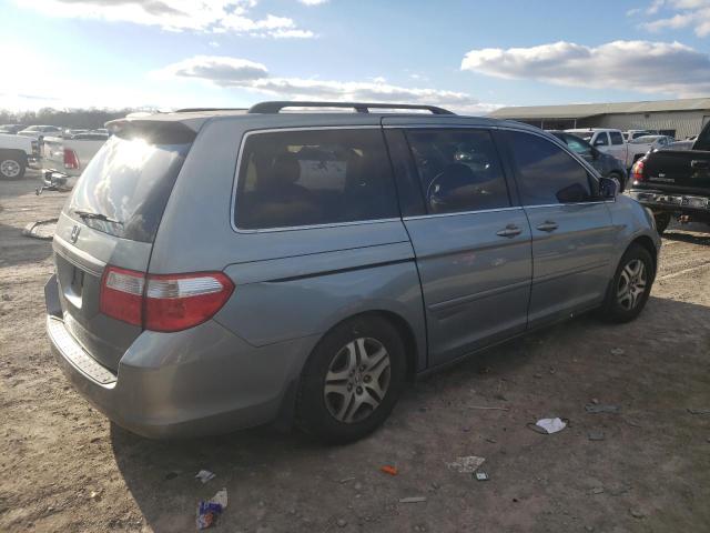 5FNRL38427B013786 - 2007 HONDA ODYSSEY EX BLUE photo 3