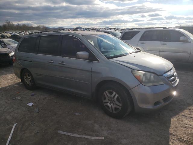 5FNRL38427B013786 - 2007 HONDA ODYSSEY EX BLUE photo 4