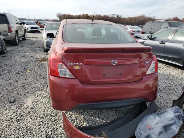 3N1CN7APXHK433951 - 2017 NISSAN VERSA S BURGUNDY photo 6