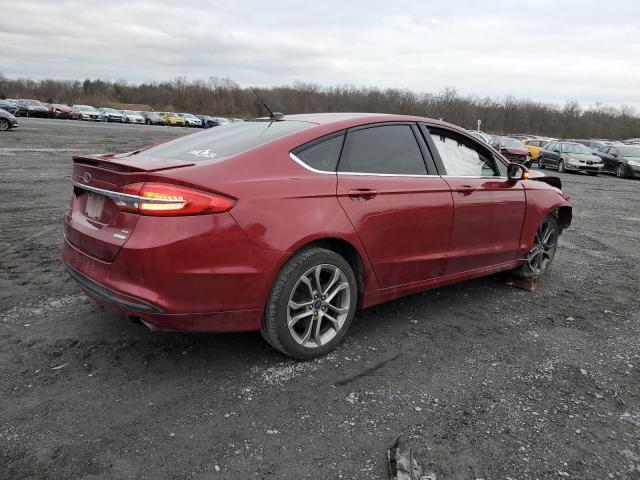 3FA6P0HD4HR393628 - 2017 FORD FUSION SE BROWN photo 3