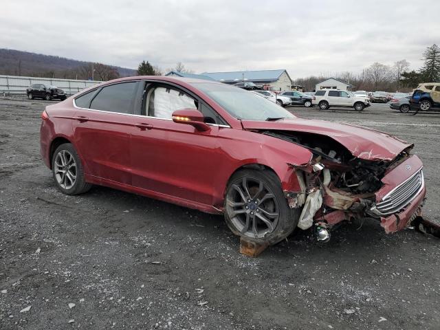 3FA6P0HD4HR393628 - 2017 FORD FUSION SE BROWN photo 4