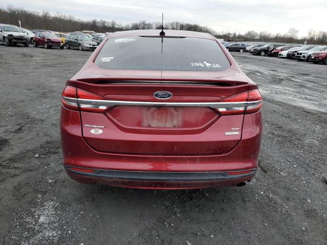 3FA6P0HD4HR393628 - 2017 FORD FUSION SE BROWN photo 6