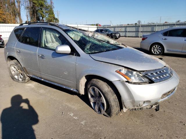 JN8AZ08W96W508142 - 2006 NISSAN MURANO SL SILVER photo 4