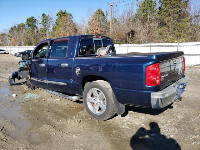 1D3HE58P57S123186 - 2007 DODGE DAKOTA QUAD LARAMIE BLUE photo 2