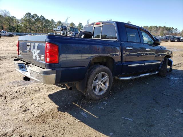 1D3HE58P57S123186 - 2007 DODGE DAKOTA QUAD LARAMIE BLUE photo 3