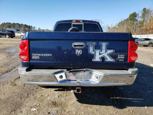 1D3HE58P57S123186 - 2007 DODGE DAKOTA QUAD LARAMIE BLUE photo 6