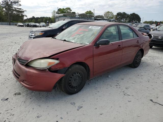 4T1BE32K94U280280 - 2004 TOYOTA CAMRY LE RED photo 1