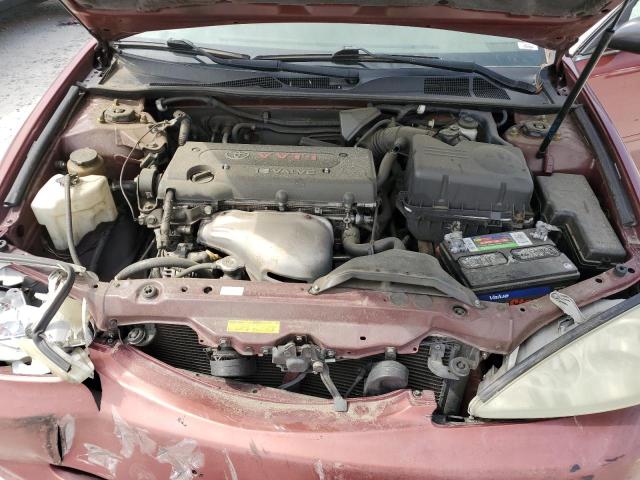 4T1BE32K94U280280 - 2004 TOYOTA CAMRY LE RED photo 11