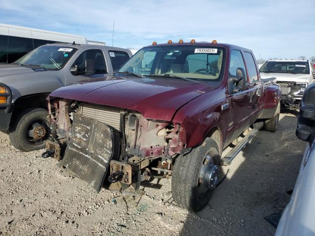 1FTWW32P56EC04759 - 2006 FORD F350 SUPER DUTY MAROON photo 2