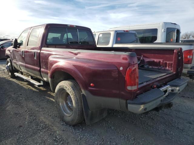 1FTWW32P56EC04759 - 2006 FORD F350 SUPER DUTY MAROON photo 3