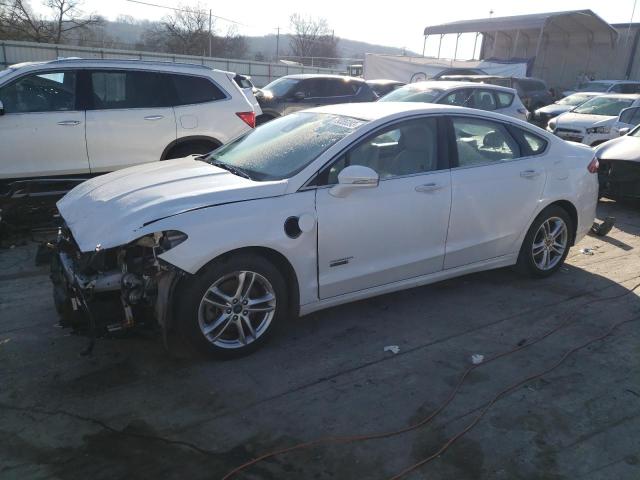 3FA6P0SU3GR301139 - 2016 FORD FUSION TITANIUM PHEV WHITE photo 1