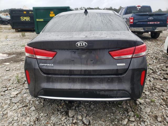 KNAGT4LE6H5014923 - 2017 KIA OPTIMA HYBRID CHARCOAL photo 6