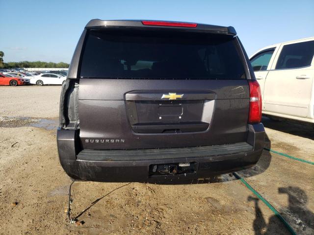 1GNSKJKC0FR297363 - 2015 CHEVROLET SUBURBAN K1500 LT BLACK photo 6