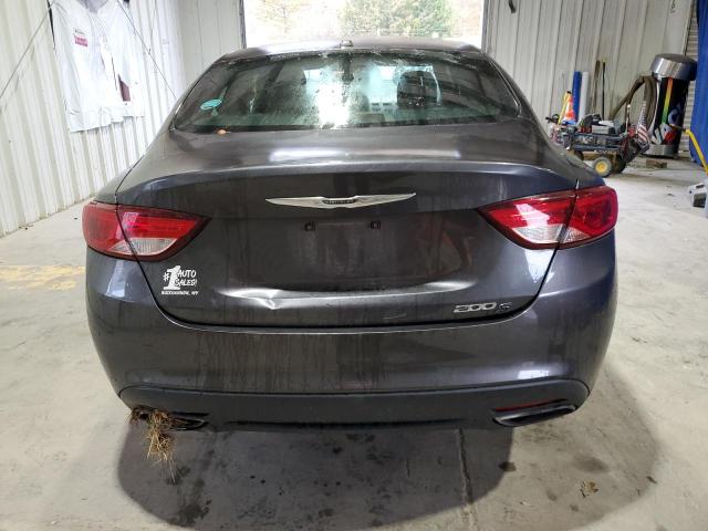 1C3CCCBB8FN554620 - 2015 CHRYSLER 200 S GRAY photo 6