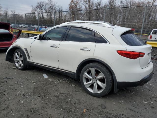 JNRBS18W29M200921 - 2009 INFINITI FX50 WHITE photo 2