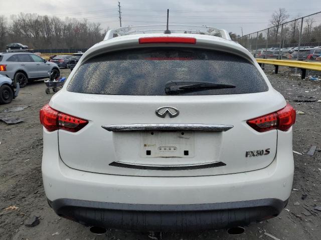 JNRBS18W29M200921 - 2009 INFINITI FX50 WHITE photo 6