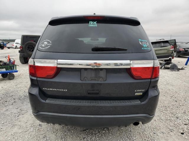 1C4RDHDG9DC674606 - 2013 DODGE DURANGO CREW BLUE photo 6