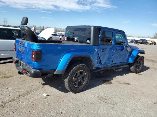 1C6JJTBG5NL163463 - 2022 JEEP GLADIATOR RUBICON BLUE photo 3