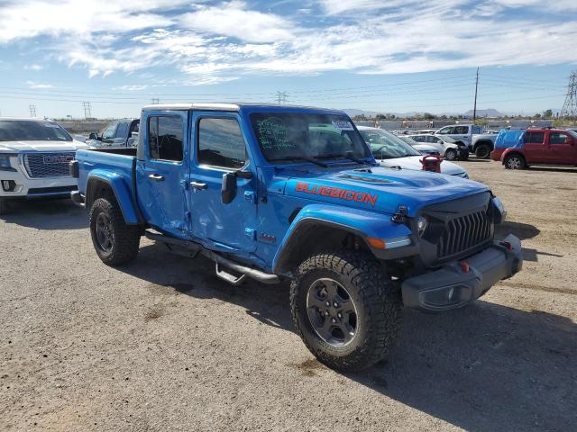 1C6JJTBG5NL163463 - 2022 JEEP GLADIATOR RUBICON BLUE photo 4