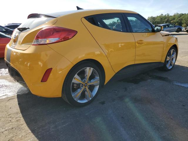 KMHTC6AD0GU295186 - 2016 HYUNDAI VELOSTER YELLOW photo 3