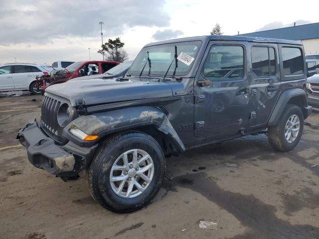 1C4HJXDN7PW675110 - 2023 JEEP WRANGLER SPORT GRAY photo 1