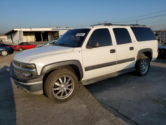 3GNEC16T22G300102 - 2002 CHEVROLET SUBURBAN C1500 WHITE photo 1